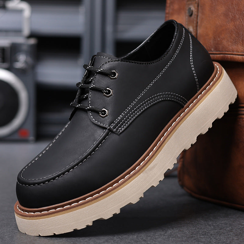 Men's Low Top Retro Casual Martin Boots - British Style