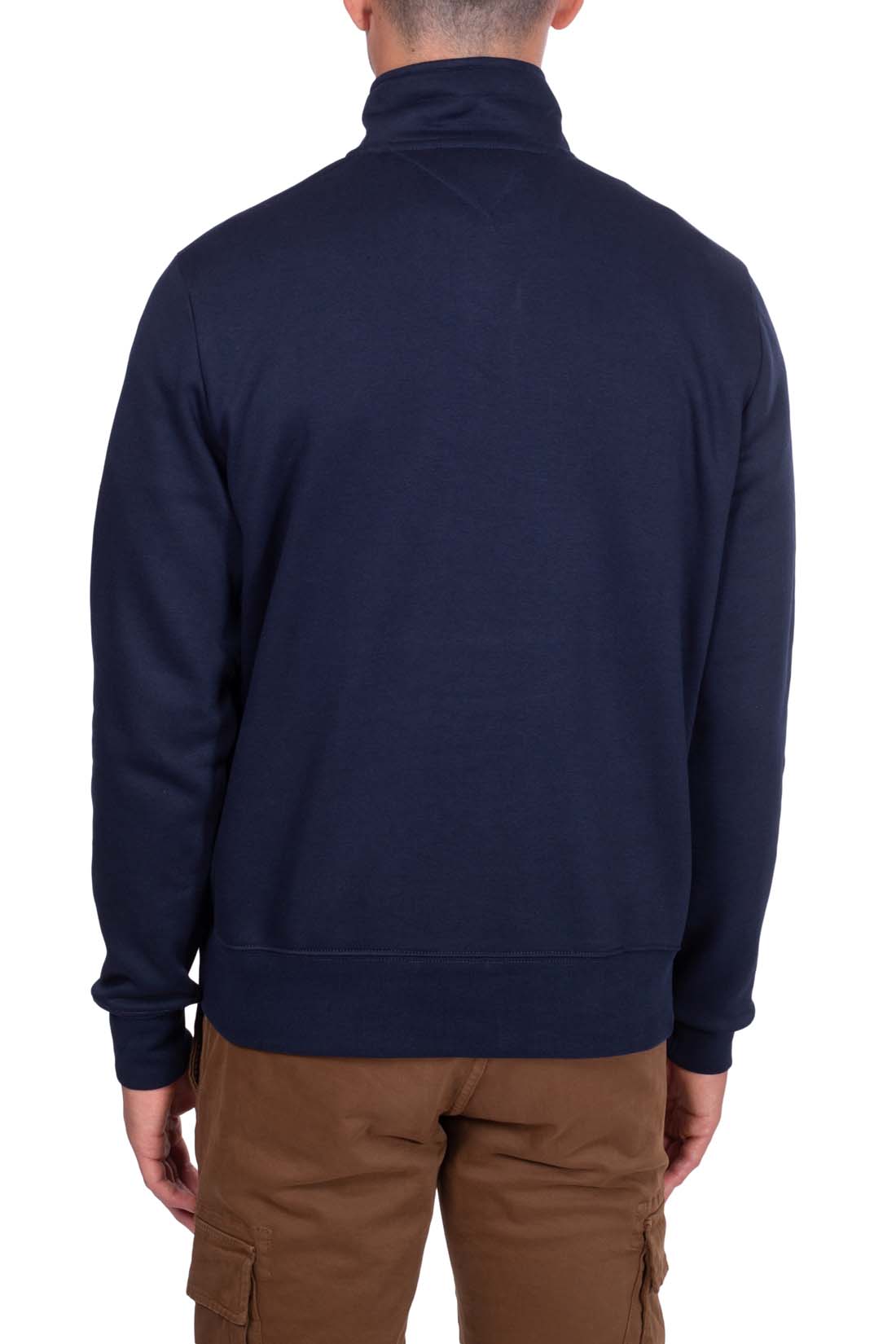 TOMMY HILFIGER - Men's relaxed sweatshirt with half zip - Size XXL