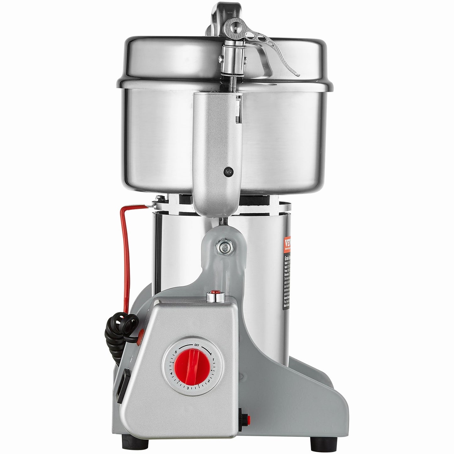 750g Electric Grain Mill Grinder, High Speed 2000W Commercial Spice