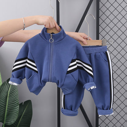Stylish Boys' Sports Two-Piece Outfit for Spring/Fall