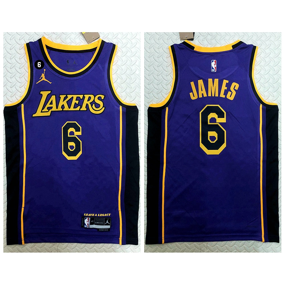 LeBron James No. 23 Lakers Jersey - Adult Polyester