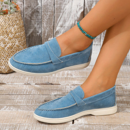 2023 Women's Slip-On Loafers Retro Casual Shoes - Modernrush.us