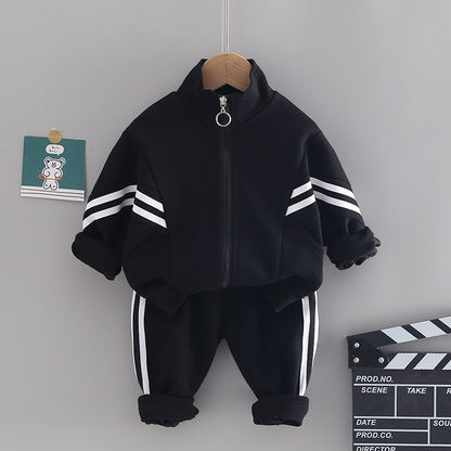 Stylish Boys' Sports Two-Piece Outfit for Spring/Fall