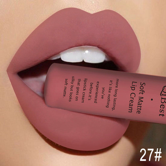 Matte Non-Stick Liquid Lip Gloss - Long-Lasting Finish
