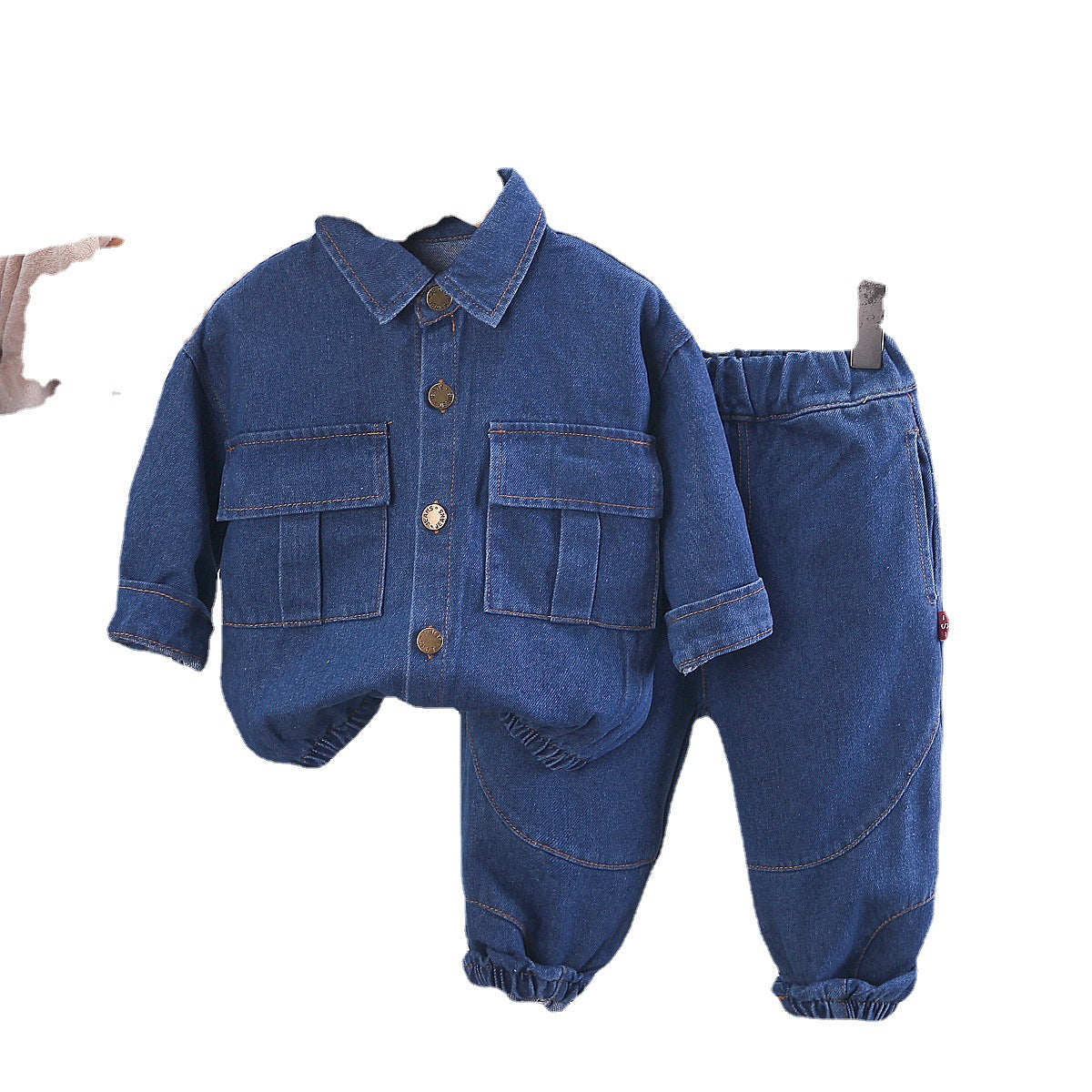 Spring Denim Set for Kids - Stylish Two-Piece