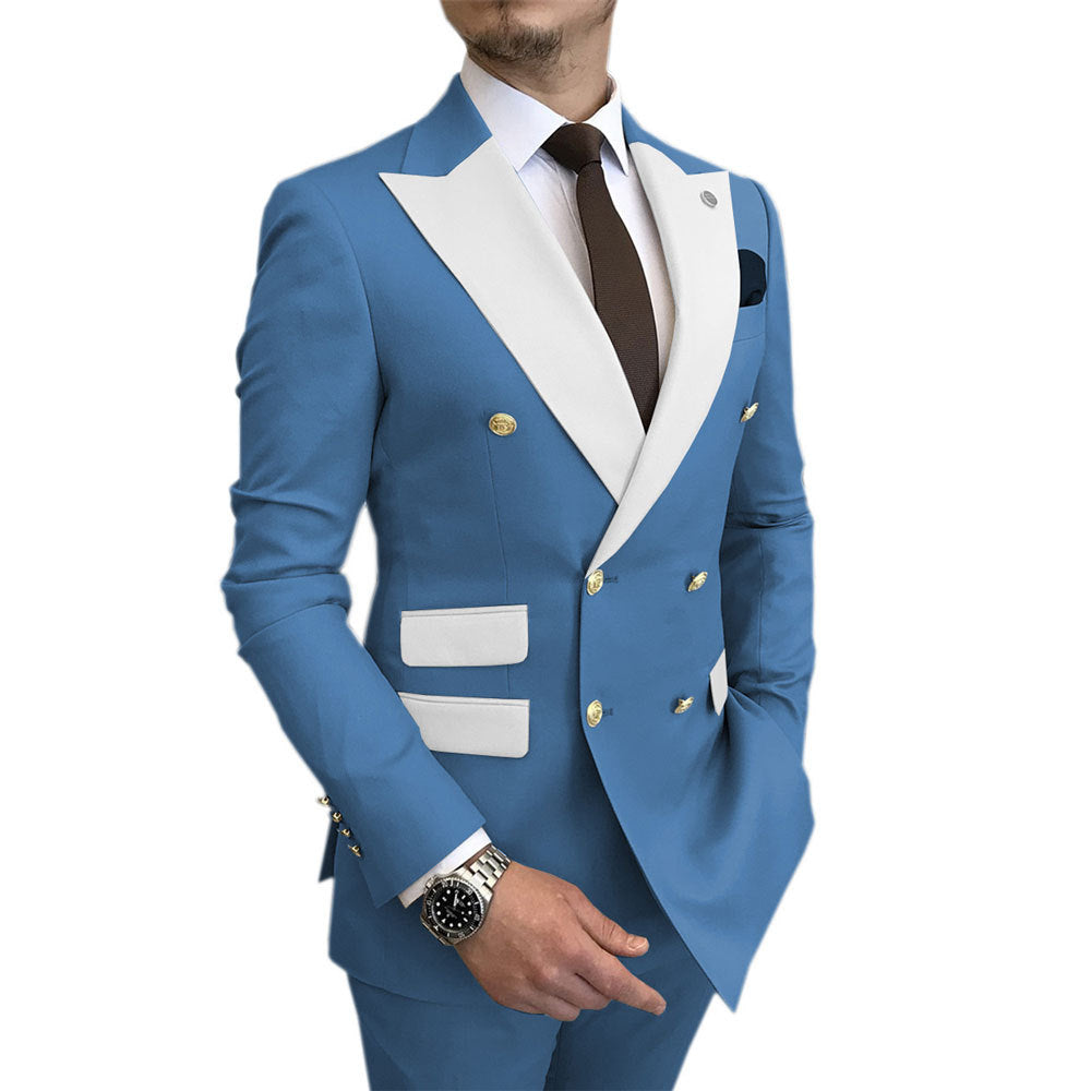 2023 Men's Suit Set for Weddings and Business Events