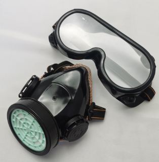 Activated Carbon Gas Mask for Paint Spray Protection