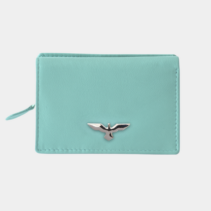 rtera Compacta de Cuero para Mujer – Modelo Jasmine – IULIUS