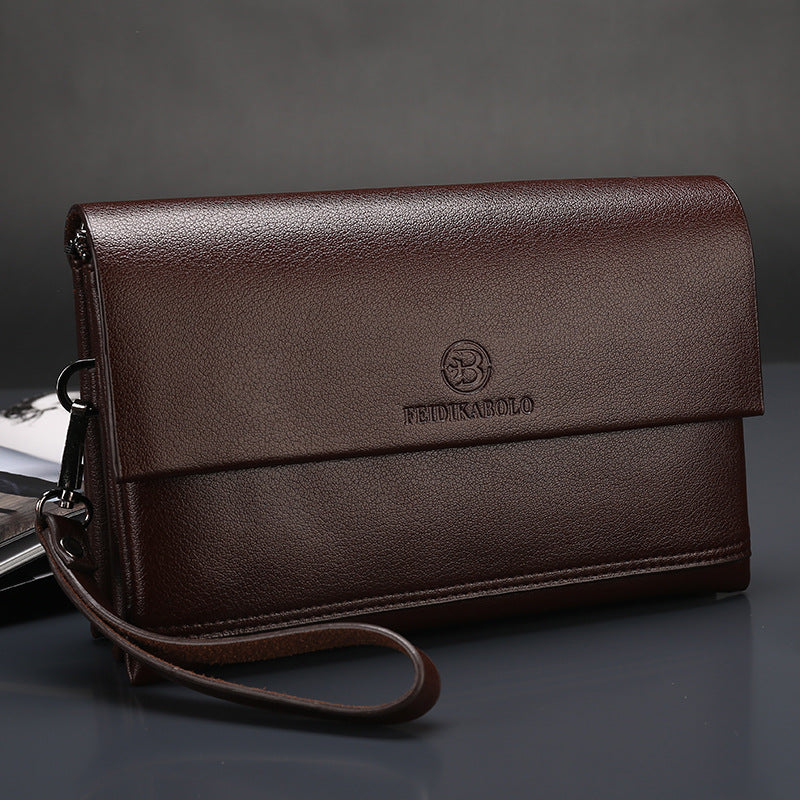 2021 Paul Genuine Leather Men's Business Hand Bag