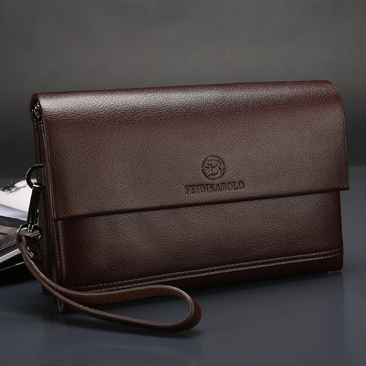 2021 Paul Genuine Leather Men's Business Hand Bag