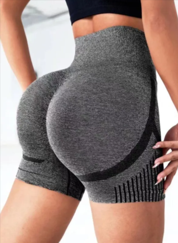 Seamless High-Waist Yoga Shorts - Modernrush.us