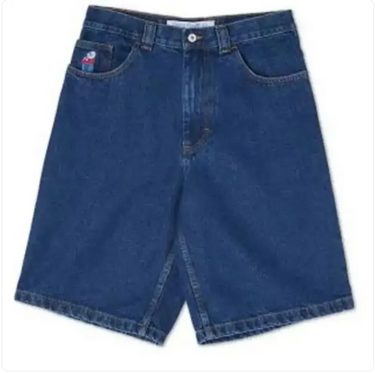 Cartoon Embroidered Denim Shorts - Modernrush.us