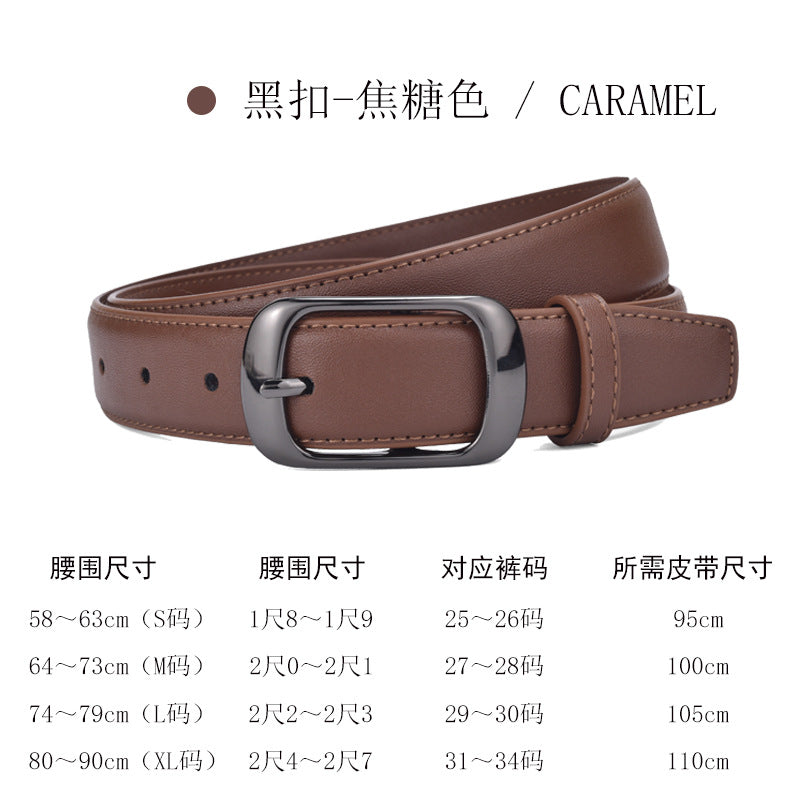Women's Leather Belt 2023 - Fashionable and Versatile