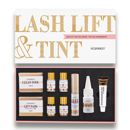 ICONSIGN Lash Lift EyeLash Eyebrow Dye Tint Kit Lashes Perm Set Brow Lamination Makeup Tools - Modernrush.us
