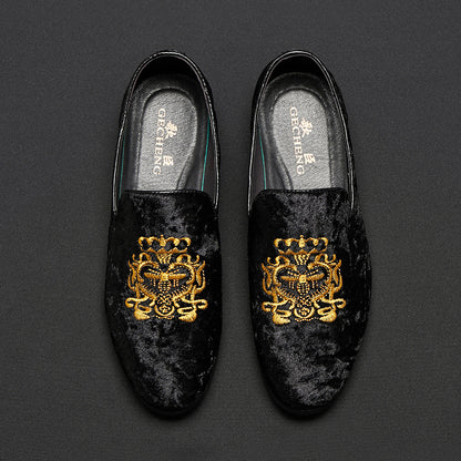 Men's Suede Loafers - Model 1513, Large Sizes - Modernrush.us