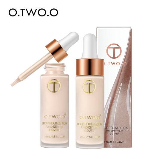 High Coverage Liquid Foundation & Concealer Dropper