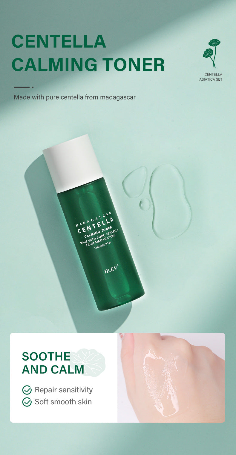 Private Label Skin Repair Centella Skin Care Kit Soothes Acne Face Care Centella Asiatica Extract Natural Facial Skin Care Set