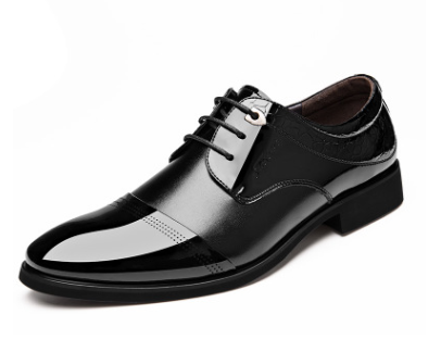 Men's Leather Dress Shoes - Stylish Lace-Up Formal Footwear - Modernrush.us