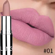 Matte Waterproof Velvet Lipstick - 8 Colors Available