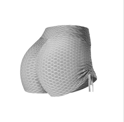 Peach Hip Bubble Fitness Yoga Shorts for Exercise - Modernrush.us