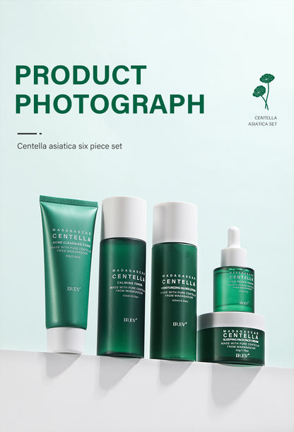 Private Label Skin Repair Centella Skin Care Kit Soothes Acne Face Care Centella Asiatica Extract Natural Facial Skin Care Set - Modernrush.us