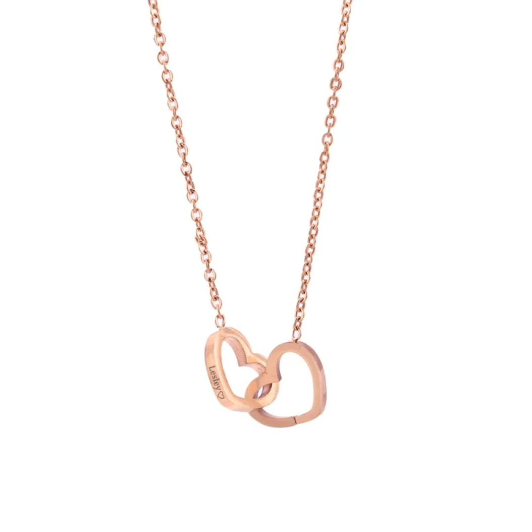 Double Heart Necklace