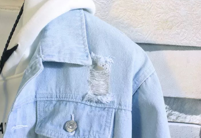 Men's Loose Denim Jacket - Korean Style Casual Wear