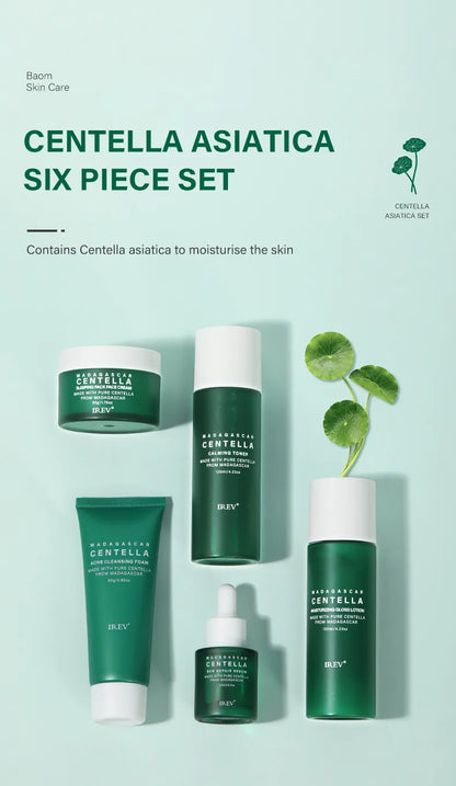 Private Label Skin Repair Centella Skin Care Kit Soothes Acne Face Care Centella Asiatica Extract Natural Facial Skin Care Set - Modernrush.us