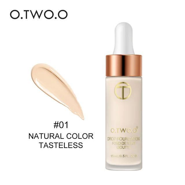 High Coverage Liquid Foundation & Concealer Dropper