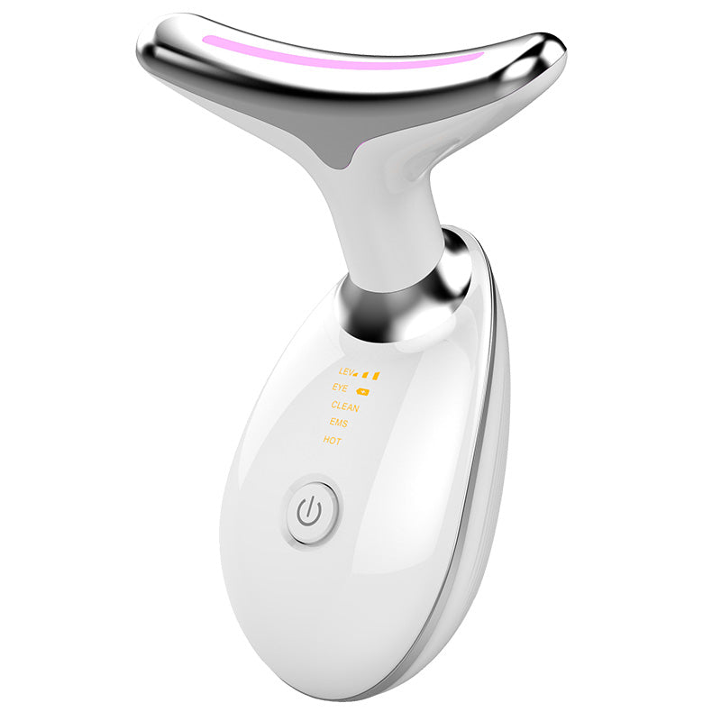 Massaggiatore termico EMS per il collo: lifting e rassodamento, dispositivo elettrico a microcorrente per la rimozione delle rughe