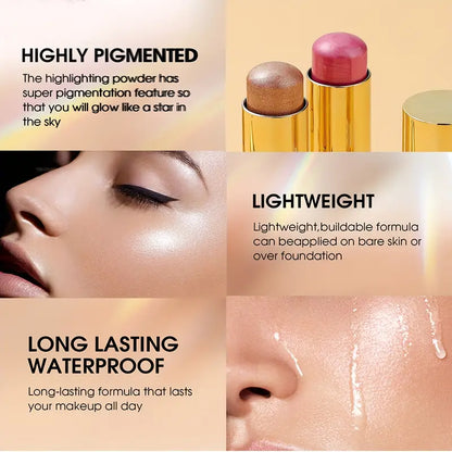Multifunctional Highlight Blush and Contour Makeup Stick - Modernrush.us