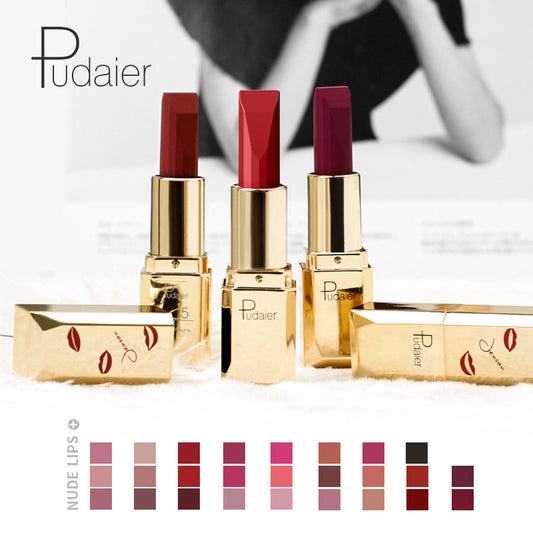 Pudale Matte Lipstick - Waterproof, 26 Colors Available
