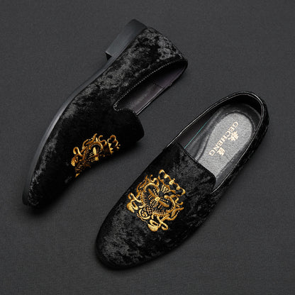 Men's Suede Loafers - Model 1513, Large Sizes - Modernrush.us