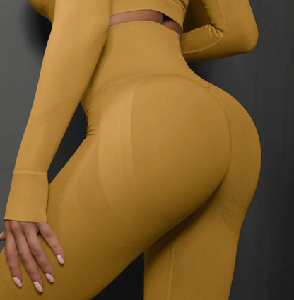 High Waist Seamless Yoga Pants - Modernrush.us