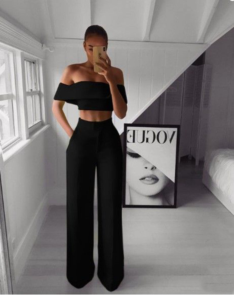 Women's Sexy Top and Pants Two-Piece Set