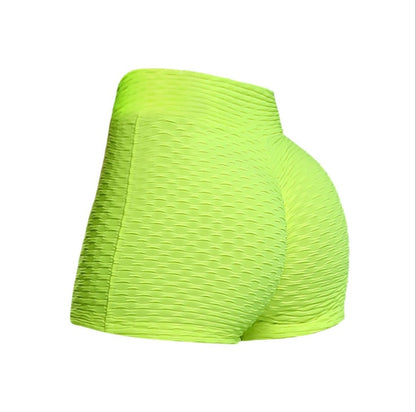 Peach Hip Bubble Fitness Yoga Shorts for Exercise - Modernrush.us