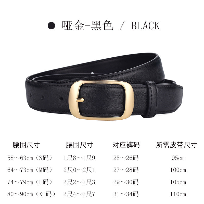 Women's Leather Belt 2023 - Fashionable and Versatile
