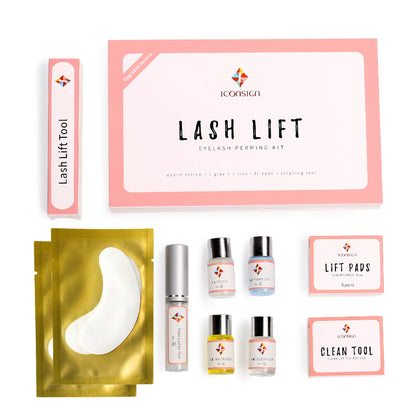 Upgrade Version Lash Lift Kit ICONSIGN Lifting Perm Eyelash Eyes Makeup Tools - Modernrush.us