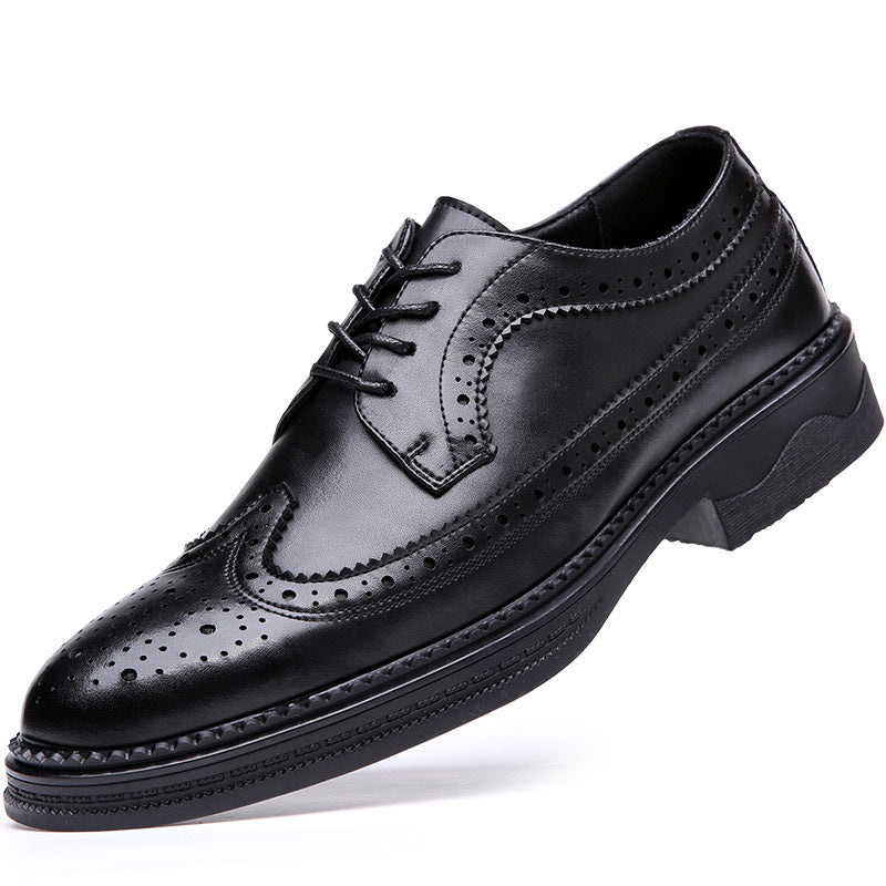2024 Spring Men's Brogue Leather Dress Shoes