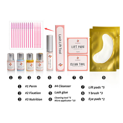 Upgrade Version Lash Lift Kit ICONSIGN Lifting Perm Eyelash Eyes Makeup Tools - Modernrush.us