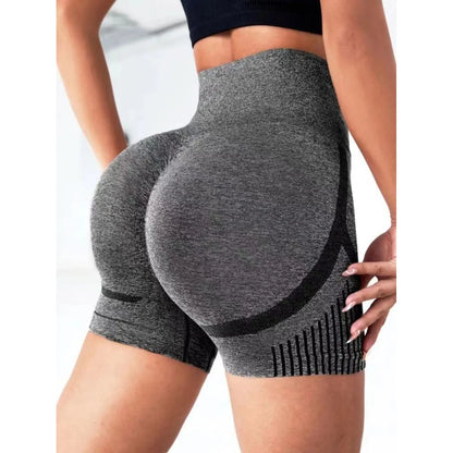 Seamless High-Waist Yoga Shorts - Modernrush.us
