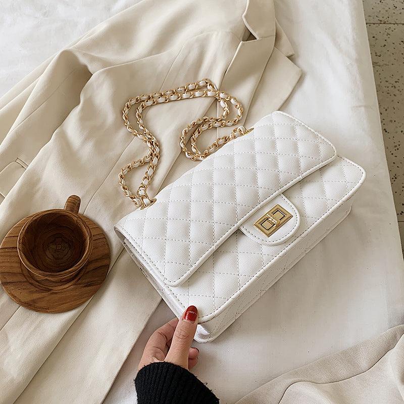 Chic Women's Bag 2020 Fashion Quilted Chain Crossbody