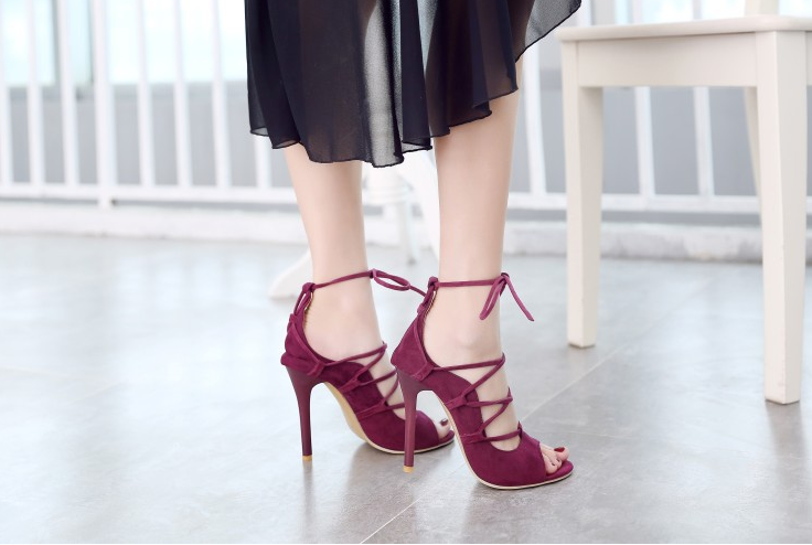 Roman High Heel Peep Toe Sandals