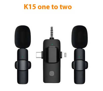 Wireless Collar Clip Microphone Three-in-one Three Connector Mini Microphone 35 Hole - Modernrush.us
