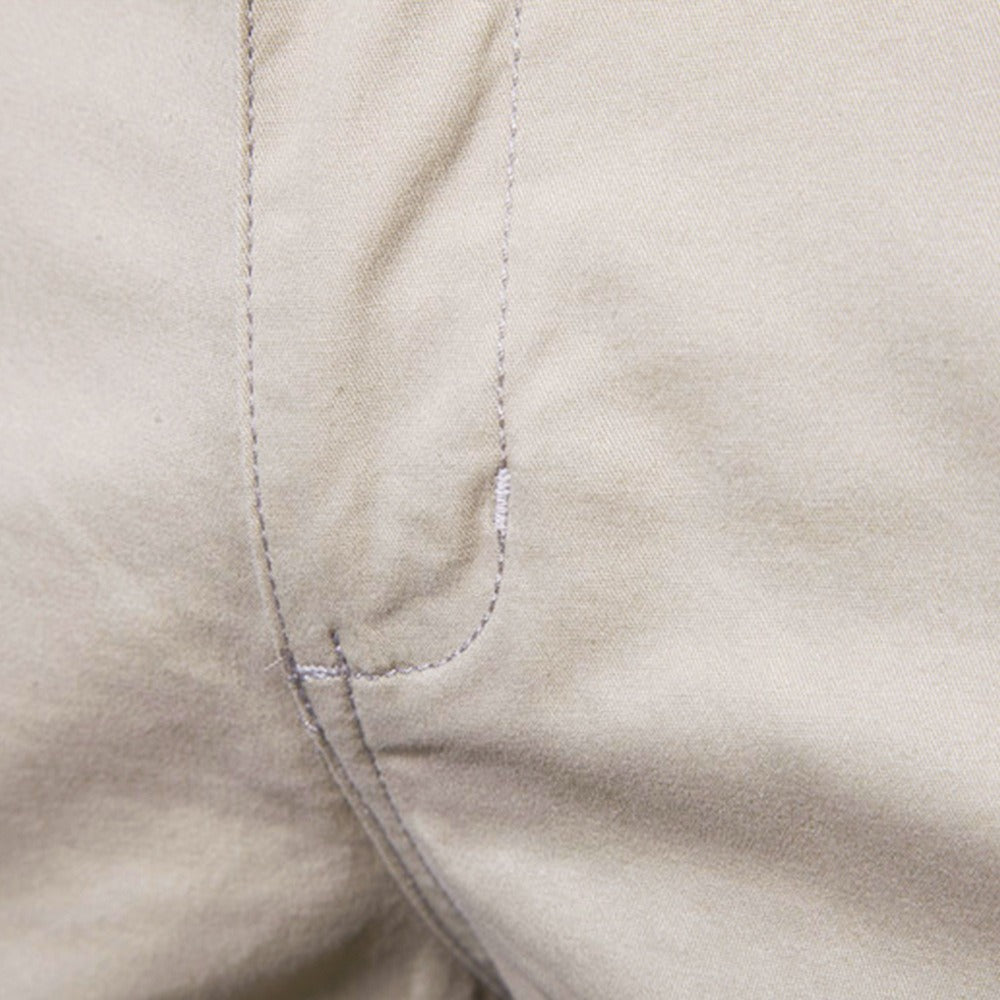 Men's Casual Solid Color Slim Fit Straight Shorts