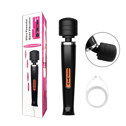 Magic Massager Wand Vibration 10 Speeds Vibrating Massage Full Body Magic Therapy Motor - Modernrush.us
