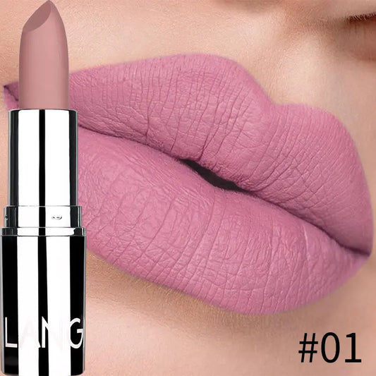 Matte Waterproof Velvet Lipstick - 8 Colors Available