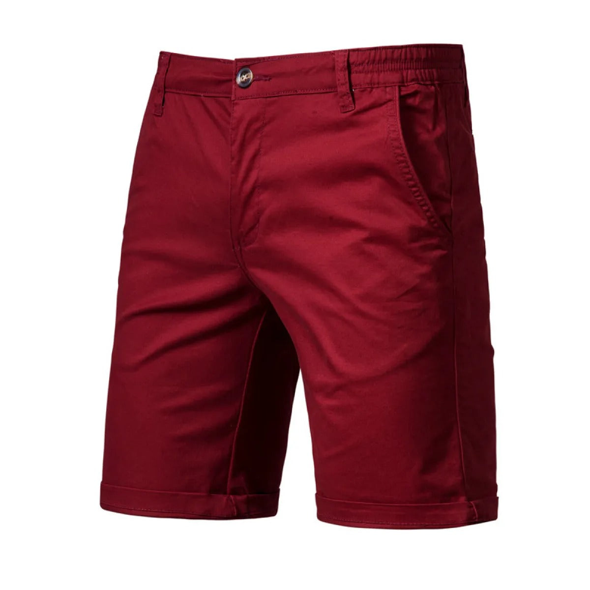 Men's Casual Solid Color Slim Fit Straight Shorts