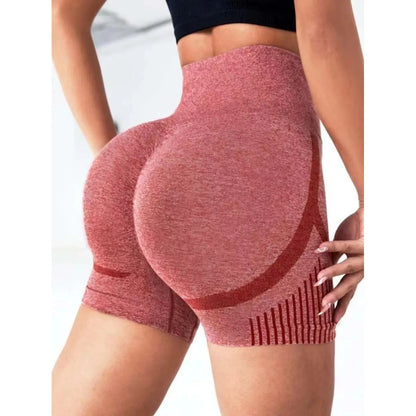 Seamless High-Waist Yoga Shorts - Modernrush.us