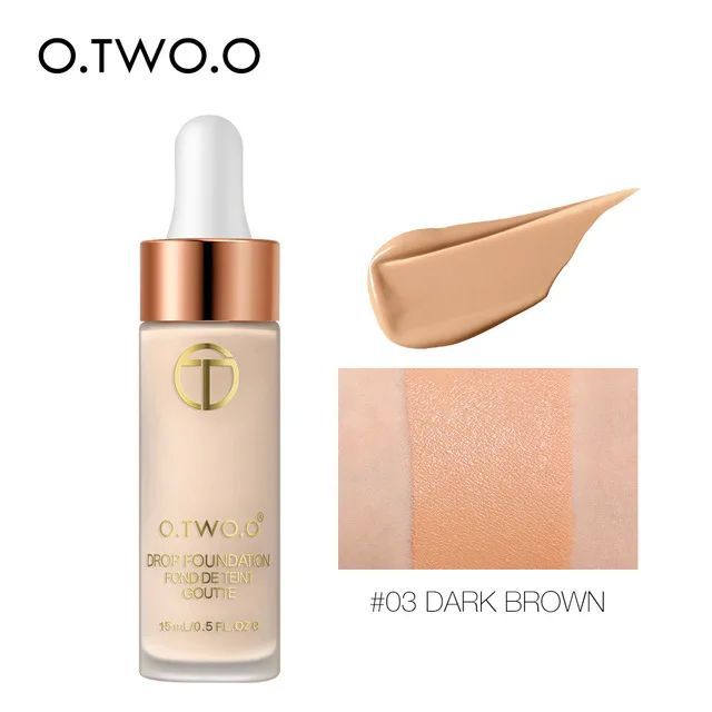 High Coverage Liquid Foundation & Concealer Dropper